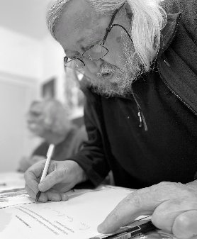 Bernard Granjean en dédicace