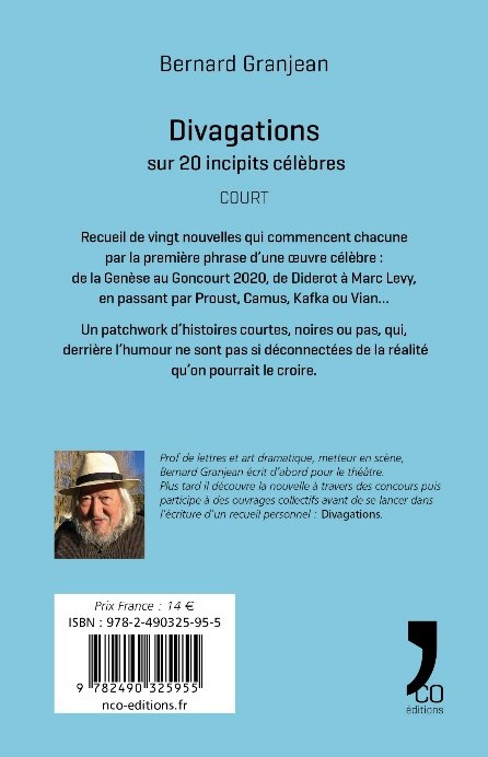Quatrième de couverture Divagations